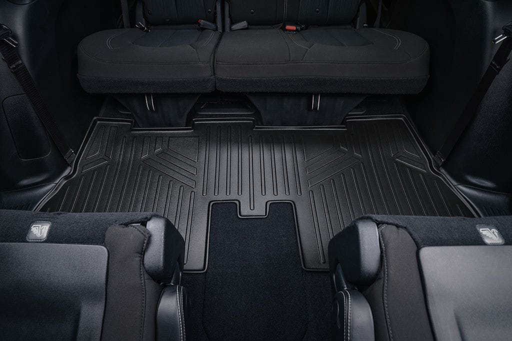 SMARTLINER Custom Fit Floor Liners For 2017-2020 Chrysler Pacifica with 2nd Row Bench Seats (8 Passenger Model)