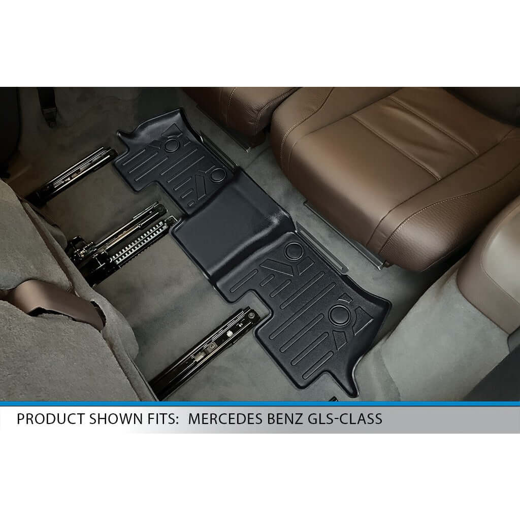 SMARTLINER Floor Liners for 2020-2024 Mercedes-Benz GLS-Class 7 Passenger (2nd Row Bench)