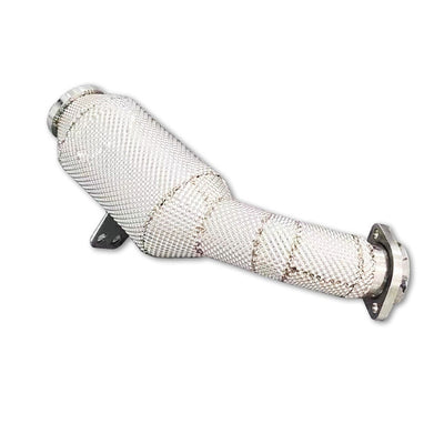 High Flow Catted Downpipe for Mercedes Benz C43 AMG 3.0T