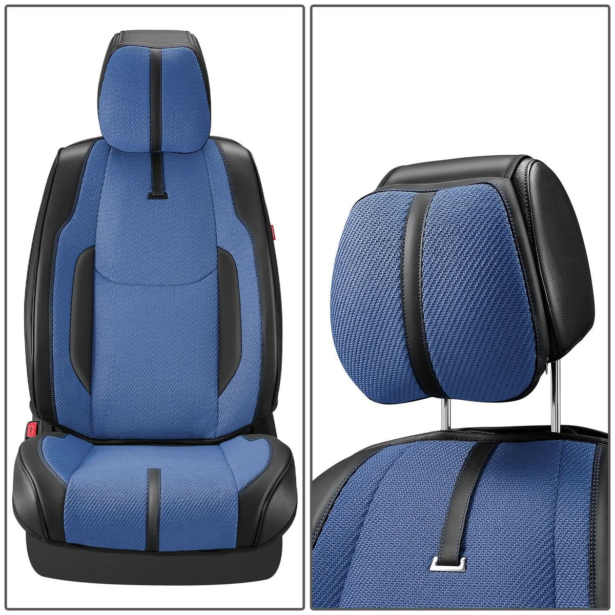 Drive Series Full Set Seat Covers - Black/Dark Blue