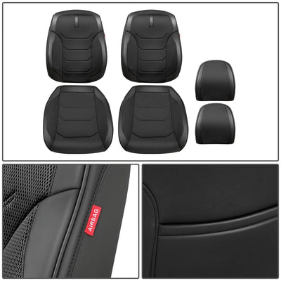 Sport Series Front Row Seat Covers - Black