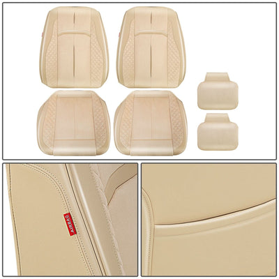 Voris Style Front Row Seat Covers - Beige