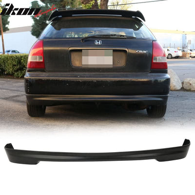 Fits Honda Civic EK 99-00 3Dr PP Front + Rear Bumper Lip Spoiler
