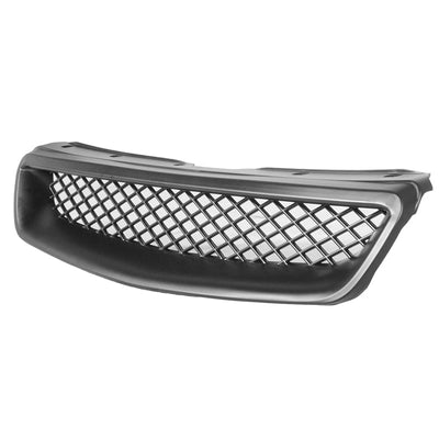 Fits 96-98 Civic 2Dr/Mugen Front Rear Bumper Lip + TR Front Grille