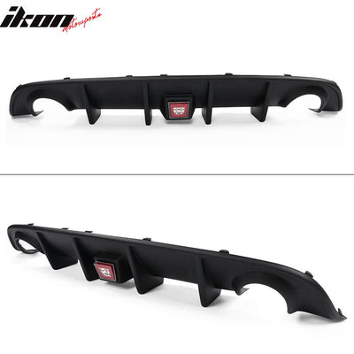 2015-2023 Dodge Charger Rear Diffuser w/ LED Lamp & Reflective Tape PP