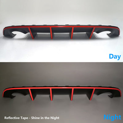 2015-2023 Dodge Charger SRT Rear Diffuser with Reflective Tape PP