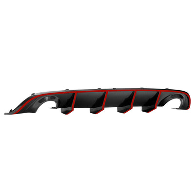 2015-2023 Dodge Charger SRT V2 Rear Diffuser with Reflective Tape PP
