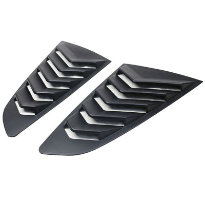 2015-2023 Ford Mustang Coupe Unpainted Rear Side Window Louver ABS