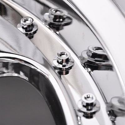 (2) 18X10 +30 5X100 / 5X114.3 Step Lip 5 Spoke Wheels Rim Accessories