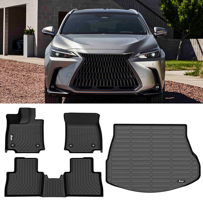 2022-2025 Lexus NX250 NX350 All Weather 3D Floor Mats TPE + Trunk Mat