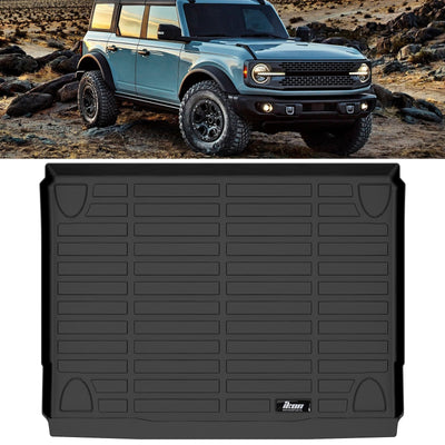 2021-2025 Ford Bronco 4DR All Weather TPE 3D Floor Mat 3PC + Trunk Mat