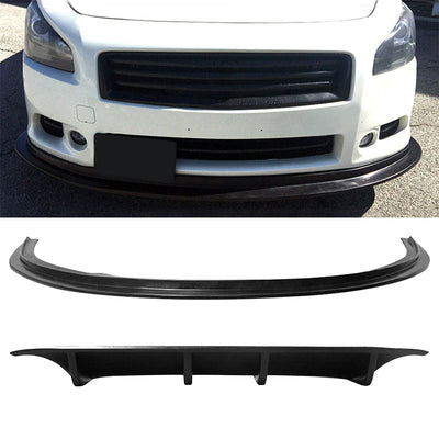 Rear Diffuser & Front Lip For 2009-2015 Nissan Maxima MDA Style PU