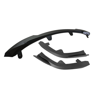2022-2025 Toyota Corolla Auris 5-Door Matte Black 3PC Front Bumper Lip