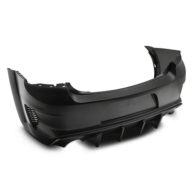 2015-2023 Dodge Charger IKON Matte Black Front Rear Bumper Covers PP