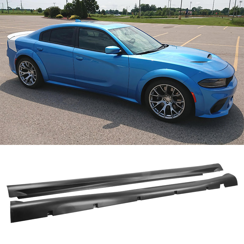 2015-2023 Dodge Charger Widebody Rear Bumper Covers W/ SRT Grilles ABS