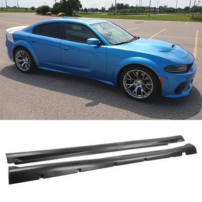 2015-2023 Dodge Charger IKON Gloss Black Front Rear Bumper Covers PP