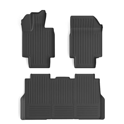 2023-2024 Tesla Cybertruck Front Rear Storage Mats TPE Floor Liners