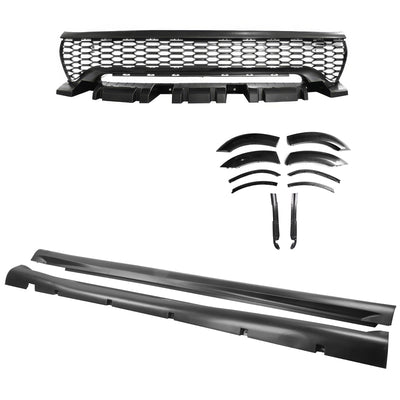2015-2023 Dodge Charger Widebody Whole Bumper Kits Diffuser LED PP