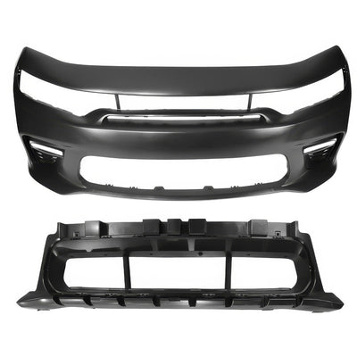 2015-2023 Dodge Charger Widebody SRT Black LED Front Bumper Kits PP