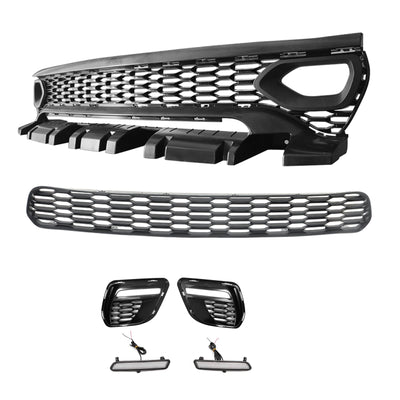 2015-2023 Dodge Charger Widebody SRT Unpainted Front Rear LED Bumpers