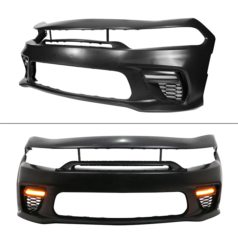 2015-2023 Dodge Charger Widebody SRT LED Front Bumper Cover Pink PP