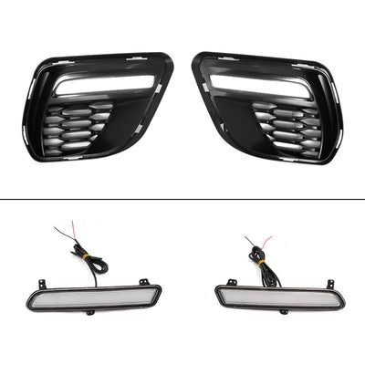 2015-2023 Dodge Charger Widebody SRT LED Front Bumper Cover Pink PP