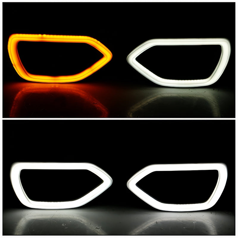 2015-2023 Dodge Charger Widebody SRT Bumper Cover Yellow Lip LED PP