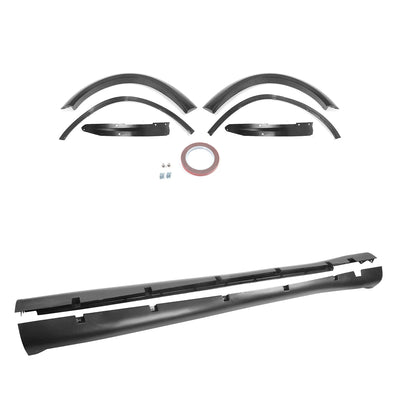 2015-2023 Charger Widebody Rear Bumper Covers W/ SRT Grilles LED ABS