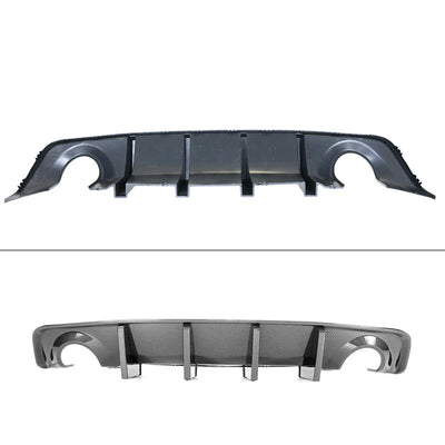 2015-2023 Charger Widebody Rear Bumper Covers W/ SRT Grilles LED ABS