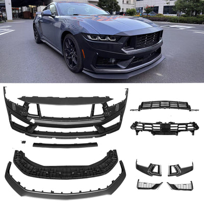 2024-2025 Ford Mustang Dark Horse Style Front Bumper Conversion Kit PP