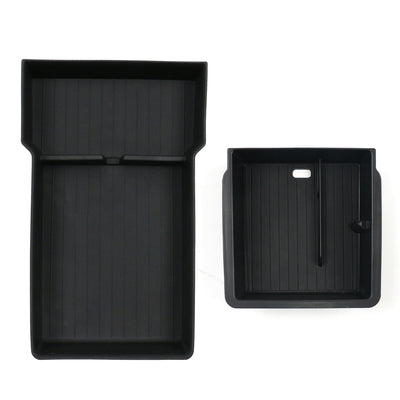 2024-2025 Tesla Model 3 Lower + Upper Center Console Storage Box TPE