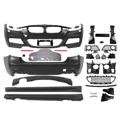2012-2018 BMW 3-Series F30 M-Tech Side Skirts Front Rear Bumper Covers