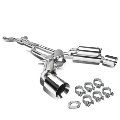 09-18 Nissan 370Z Catback Exhaust System Dual Rolled Tip Stainless Steel