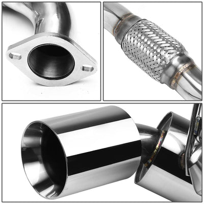09-18 Nissan 370Z Catback Exhaust System Dual Rolled Tip Stainless Steel