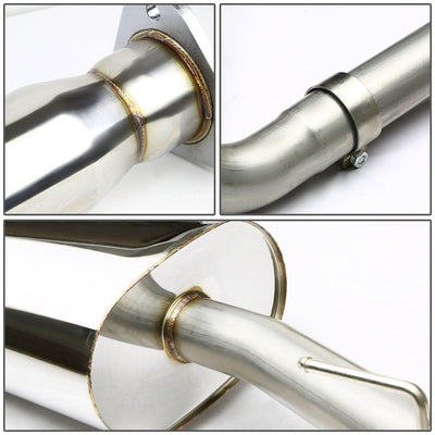 2008-2010 Chevrolet Cobalt Turbo Dual Tip Catback Exhaust - Stainless Steel