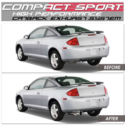 05-10 Chevrolet Cobalt / 07-10 Pontiac G5 Catback Exhaust - Stainless Steel