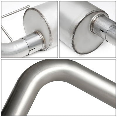 2009-2010 Ford F-150 Single Tip Catback Exhaust Stainless Steel