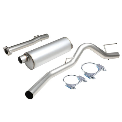 2011-2014 Ford F-150 3.5L Crew Cab Catback Exhaust Single Tip Stainless Steel