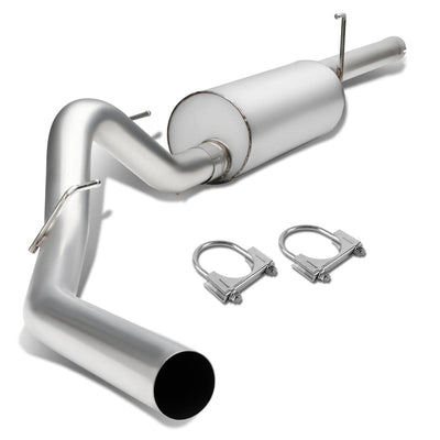 10-14 Ford F-150 6.2L Extended Cab Single Tip Catback Exhaust - Stainless Steel