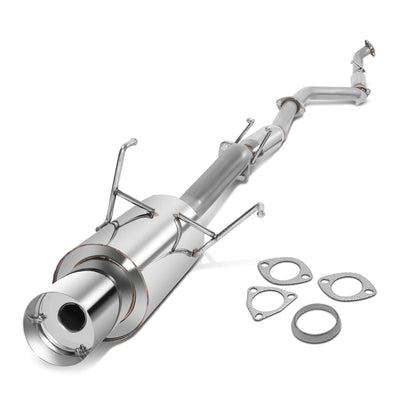 01-05 Honda Civic DX/LX Catback Exhaust Single Tip Stainless Steel