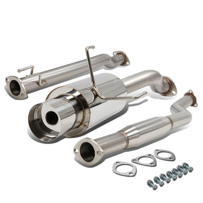 2002-2005 Honda Civic SI Single Tip Catback Exhaust - Stainless Steel