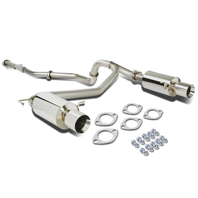 03-08 Hyundai Tiburon 2.0L Catback Exhaust Single Rolled Tip Stainless Steel