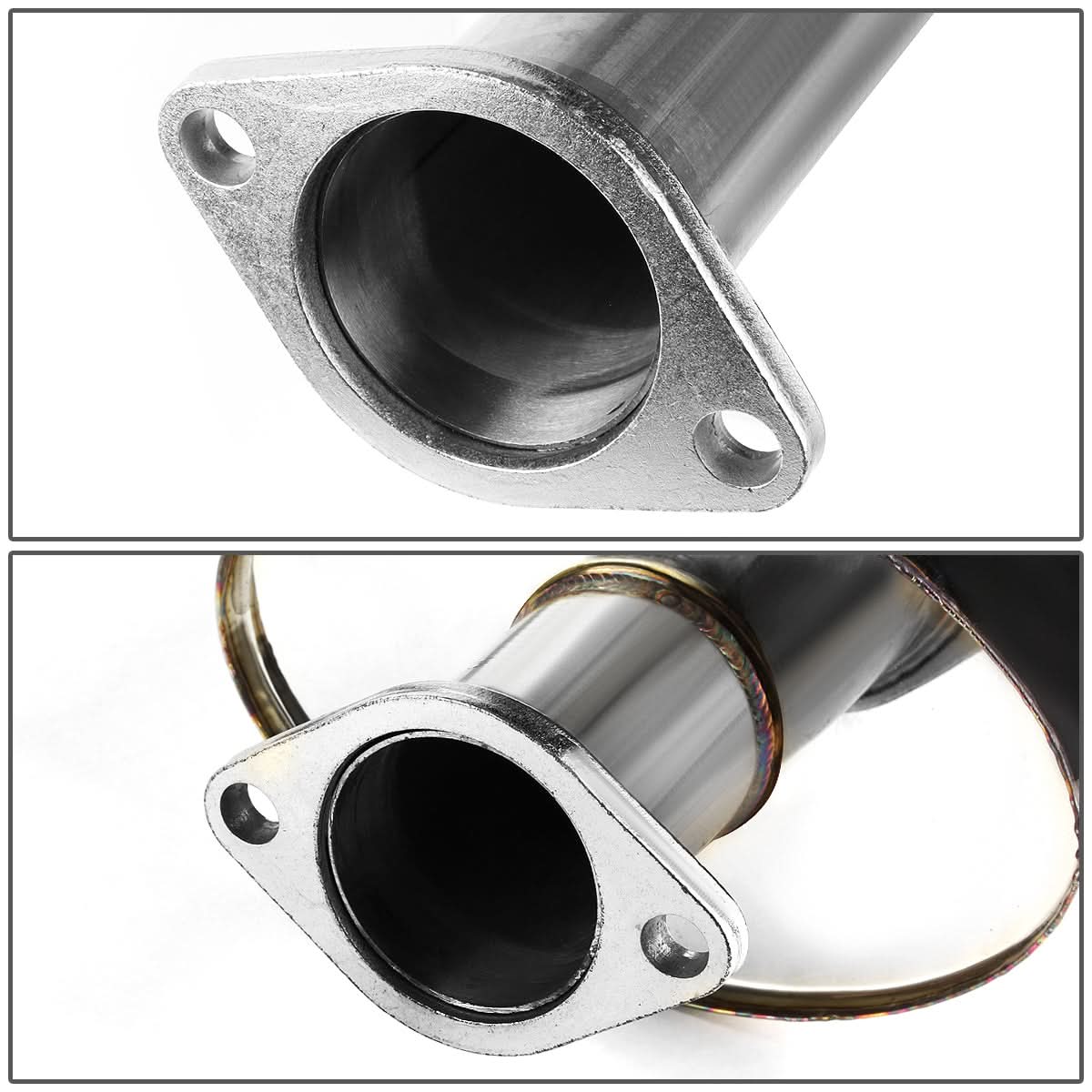 2006-2012 Mitsubishi Eclipse Single Tip Catback Exhaust Stainless Steel