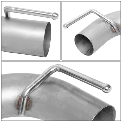 10-15 Chevrolet Camaro Dual Rolled Tip Axleback Exhaust Stainless Steel