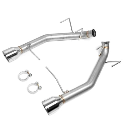 11-14 Ford Mustang 3.7L Axelback Exhaust Dual Rolled Tip Stainless Steel