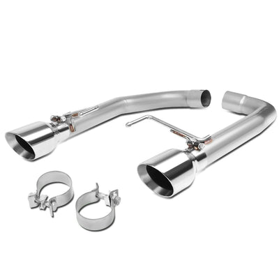 2015-2017 Ford Mustang 5.0L Axleback Exhaust Dual Rolled Tip Stainless Steel