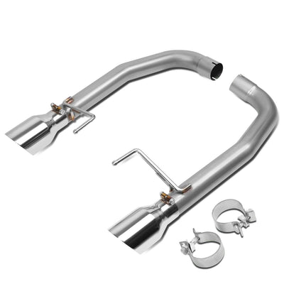 2015-2017 Ford Mustang 5.0L Axleback Exhaust Dual Rolled Tip Stainless Steel