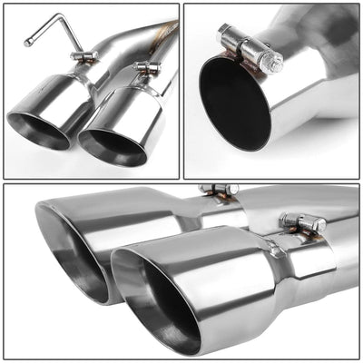2018-2020 Ford Mustang 5.0L Axleback Exhaust Dual Rolled Tip Stainless Steel