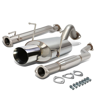 02-05 Honda Civic Si EP3 OE Style Single Tip Catback Exhaust - Stainless Steel