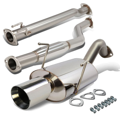 02-05 Honda Civic Si EP3 OE Style Single Tip Catback Exhaust - Stainless Steel